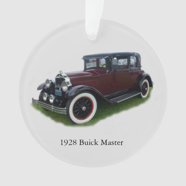 ornamento acrílico Buick Master 1928 (Frente)