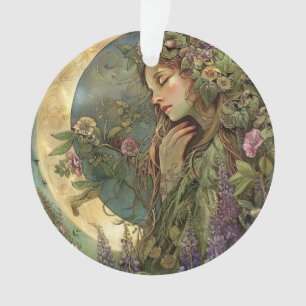 Ornamento Acrílico Crescente Ostara