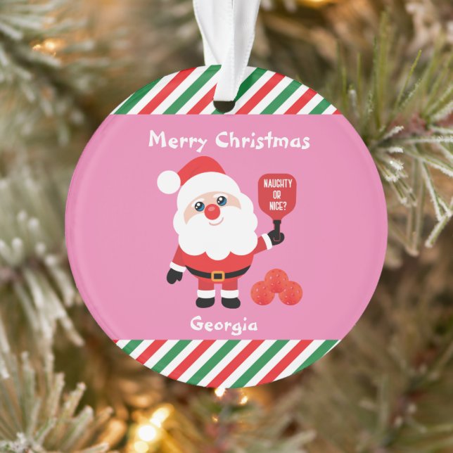 Ornamento acrílico de 🎅 de seleção (Árvore)