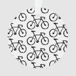 Ornamento acrílico de Impressão de bicicleta de co