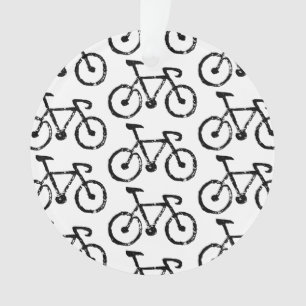 Ornamento acrílico de Impressão de bicicleta de co