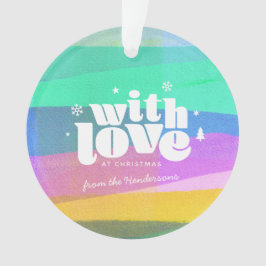 Ornamento acrílico de Natal para camadas pintadas