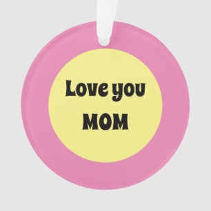 Ornamento Acrílico de Ponto Amarelo