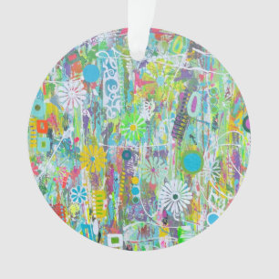 Ornamento Acrílico de Potência Flor