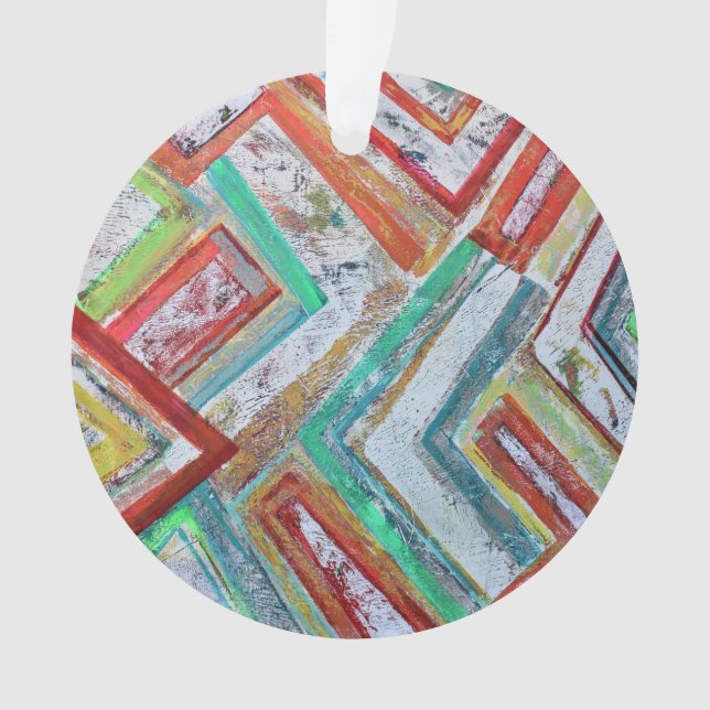 Ornamento acrílico de rede (Frente)