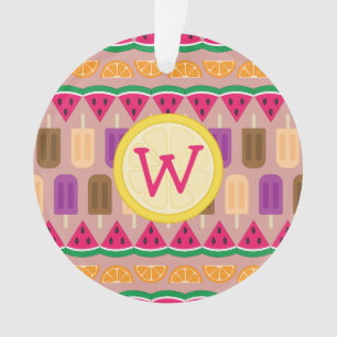 Ornamento acrílico de Sweets de Verão