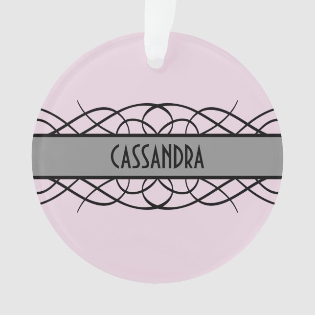 Ornamento Acrílico Despelido de cinzas (Frente)