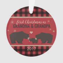 Ornamento acrílico do avô da Xadrez personalizada