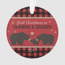 Ornamento acrílico do avô da Xadrez personalizada