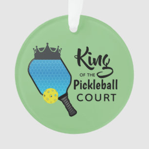 Ornamento Acrílico do Design de Pickleball em Bate