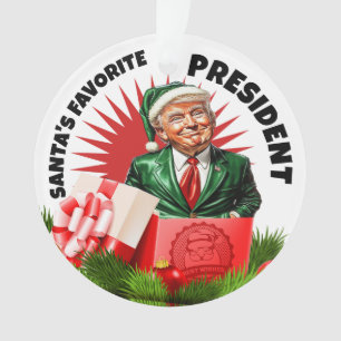 Ornamento Acrílico do Presidente Trump