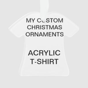 Ornamento acrílico feito sob encomenda da árvore