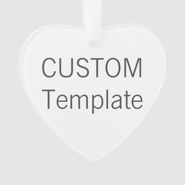 Ornamento acrílico feito sob encomenda da árvore (Frente)