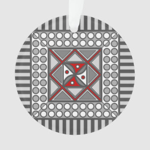 Ornamento Acrílico Geométrico Alternativo