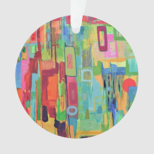 Ornamento Acrílico Laranja Sunshine