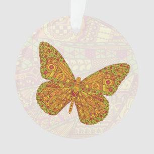 Ornamento acrílico monarca indiano