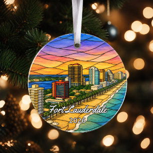 Ornamento Acrílico Personalizado de Fort Lauderdal