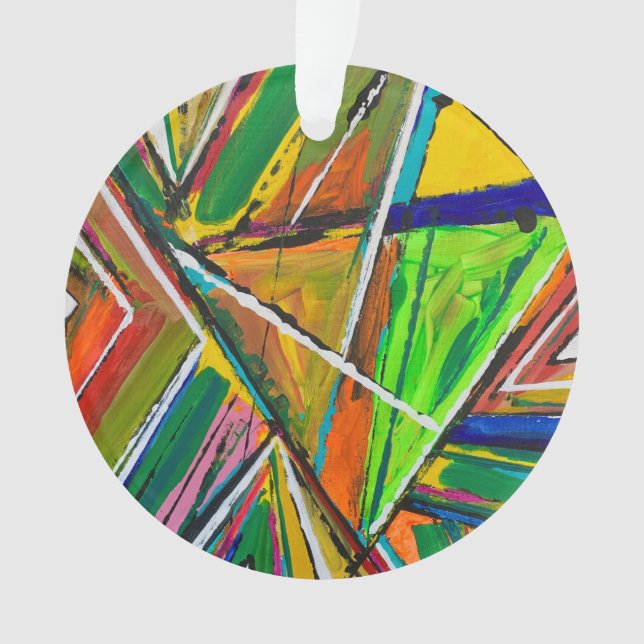 Ornamento Acrílico Quebrado (Frente)