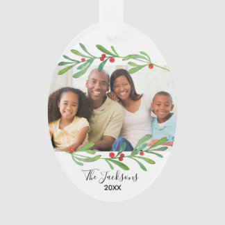 Ornamento acrílico simples das bagas |