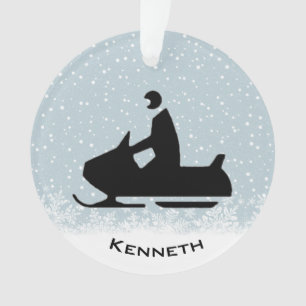 Ornamento Acrílico Snowmobile