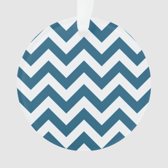 Ornamento acrílico Trendy Chevron (Frente)