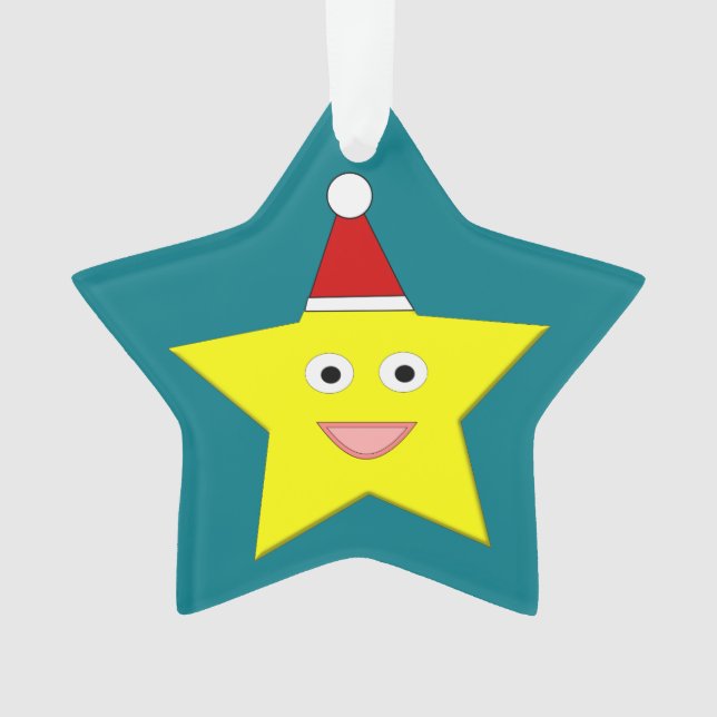 Ornamento Acritivo Feliz de Natal (Frente)