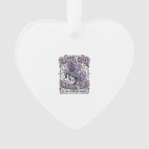 Ornamento Adesivo Comercial do Clube Unicórnio Pastel Goth U