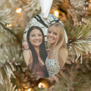 Ornamento Adicione Sua Própria Foto Personalizada