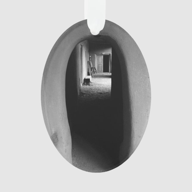 Ornamento Adobe Passageway: Ornament de fotos sudoeste (Frente)