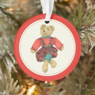 Ornamento Adorno de círculo de acrílico SR. URSO