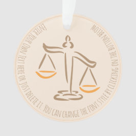 Ornamento Advogado | Procurador | Juíza | Empresa de Direito