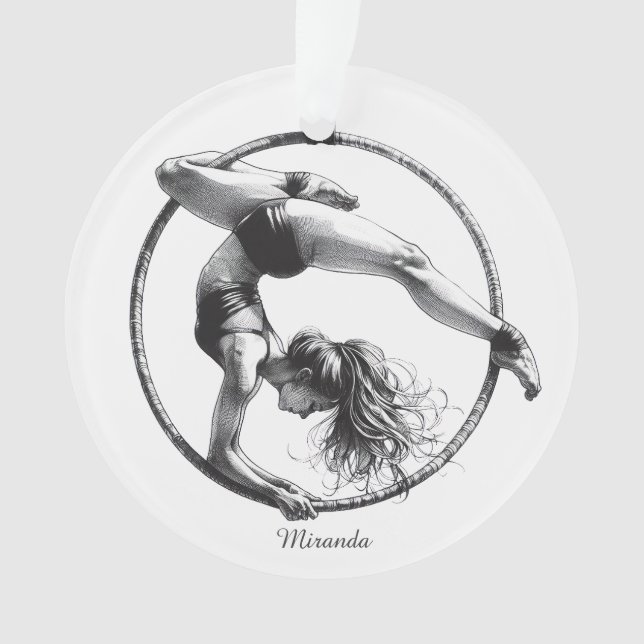 Ornamento Aerial Hoop Lyra (Frente)
