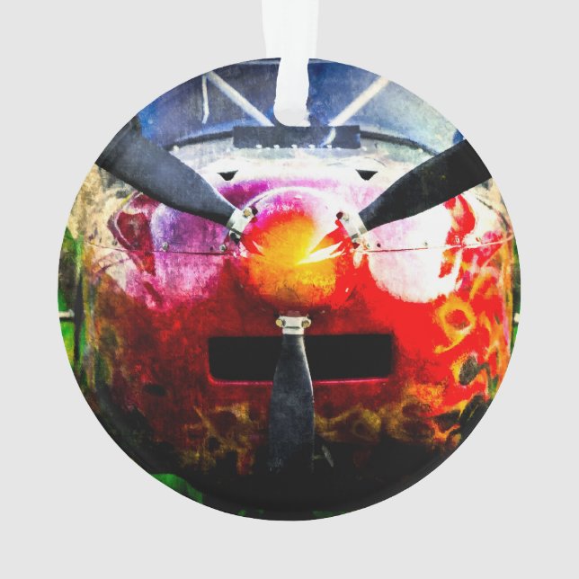 Ornamento Aeronaves Vermelhas - Pequenas, mas ferozes (Verso)