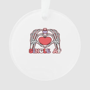 Ornamento Af Skeleton Hands Dia de os namorados Classic