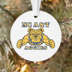 Ornamento Agências A&T NC Aggie Bulldog