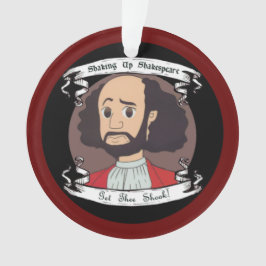 Ornamento Agitando o aparato acrílico de Shakespeare