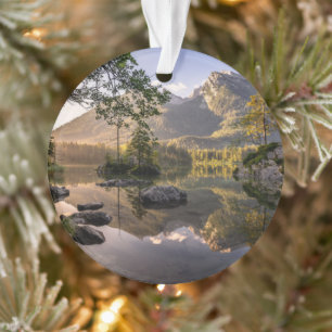 Ornamento Água Lago Hintersee Berchtesgaden Alemanha