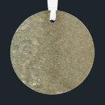 Ornamento Água na fotografia da Abstrato da Beach II<br><div class="desc">As águas limpas de Antígua deram-me a oportunidade de tirar mais fotografias de água Caribe deslumbrante em praias arenosas brancas. Esta cena tropical mostra ondas de água recuando depois que uma onda atingiu a areia. Procure na nossa loja mais designs de fotografia da natureza abstrato, incluindo o companheiro dessa design,...</div>