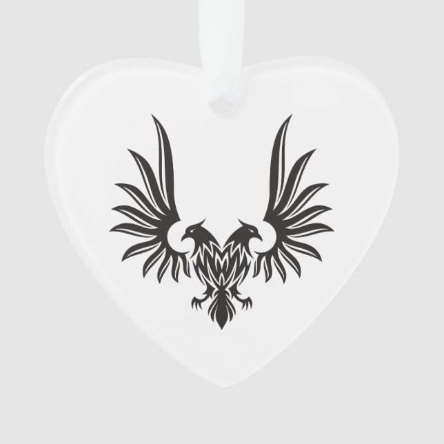 Ornamento Águia com duas Cabeças Ornadas (Frente)