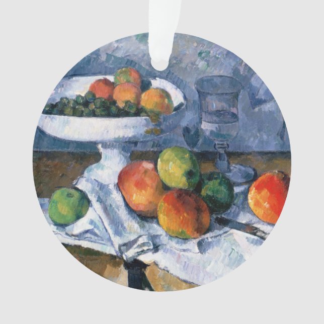 Ornamento Ainda vida com prato de fruta (Frente)