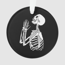 Ornamento Ajuda-me Esqueleto Procurando por Ajuda em um