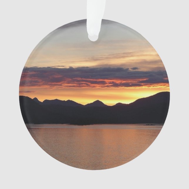 Ornamento Alaskan Sunset I Beauful Alaska Photoics (Frente)