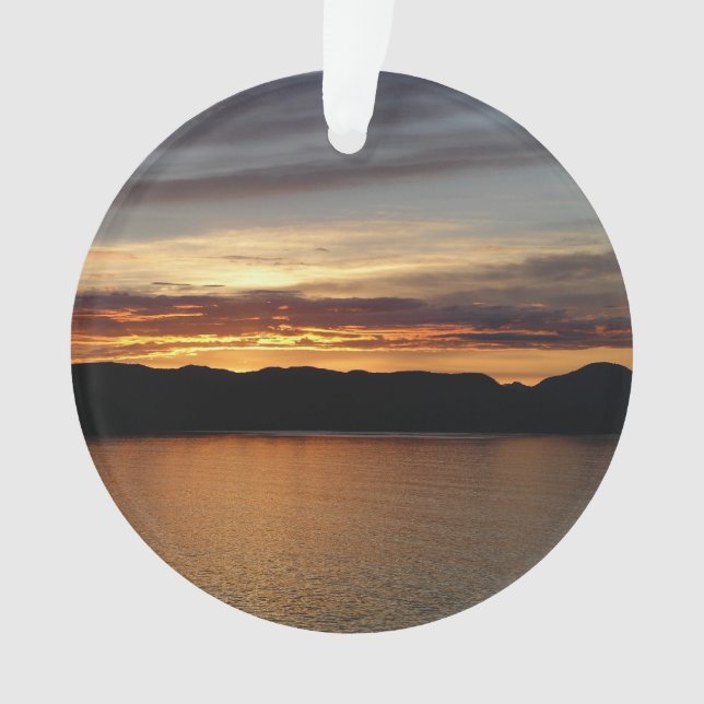 Ornamento Alaskan Sunset II Belo Alasca Fotografia (Frente)