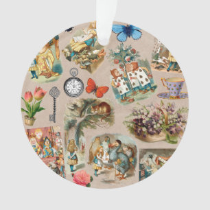 Ornamento Alice no País das Maravilhas Cheshire Cat Caracter