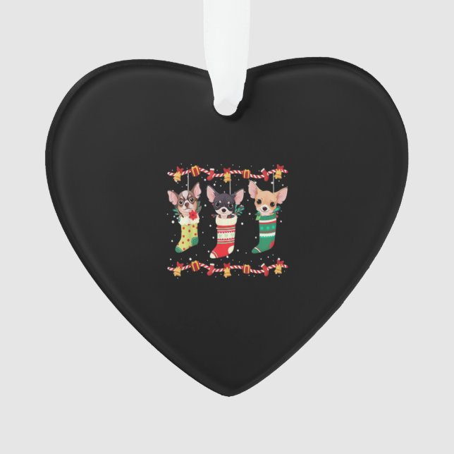 Ornamento All I Want for Christmas is Dog Funny Holiday Gift (Frente)