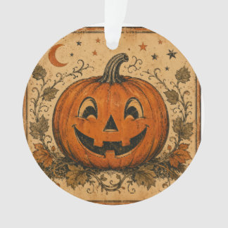 Ornamento Almofada de lançamento de Halloween de Abóbora Vin