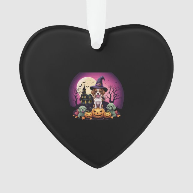 Ornamento Almofadas De Cachorro Halloween (Frente)