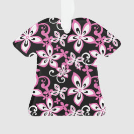 ORNAMENTO ALOHA HAWAII (PRETO/ROSA)