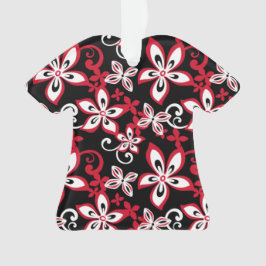 ORNAMENTO ALOHA HAWAII (PRETO/VERMELHO)