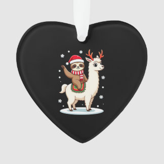 Ornamento Alpaca Sloth Christmas (3)